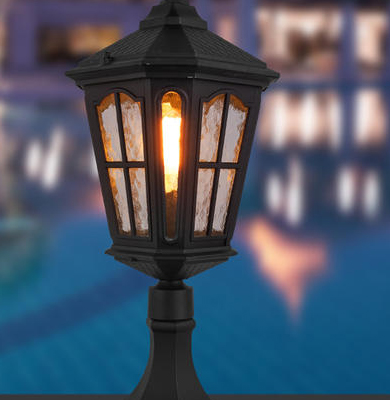 向阳街道柱头灯